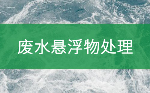 废水悬浮物处理